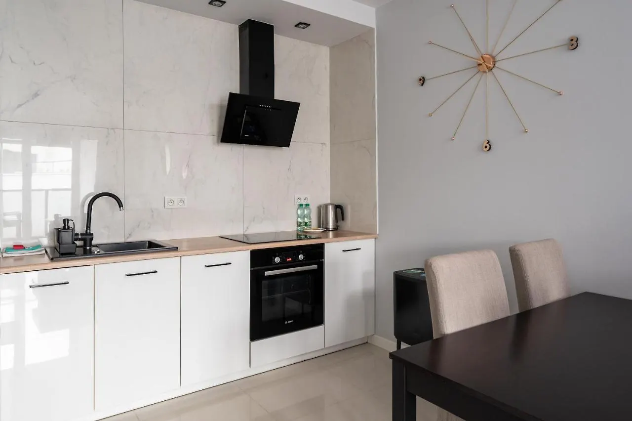 Bluszczanska Blue Modern Apartment 华沙 波兰